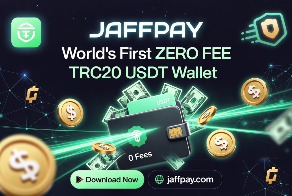 JAFFPAY - Zero Transaction Fees for Your Tether TRC20 USDT Wallet without KYC